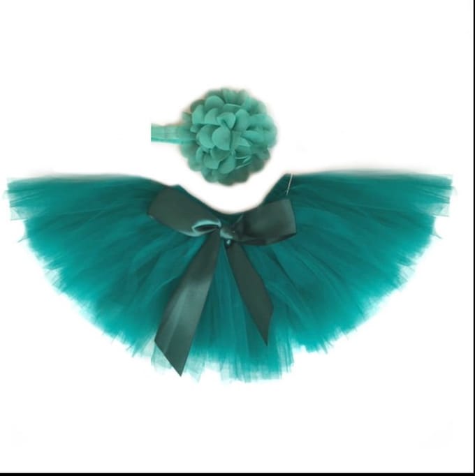 Tutu set - Blauwgroen baby
