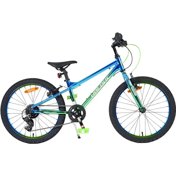Volare Chrome Kinderfiets - Jongens - 20 inch - Blauw Groen - 6 versnellingen