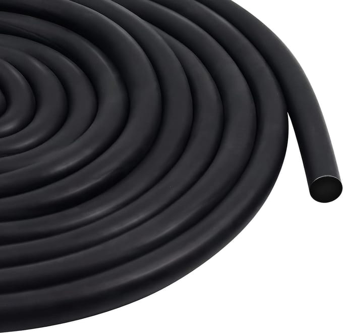 Ronde afdichting 10 mm x 5 m - Rubberschuim Voor Weer- en Voegenvulling