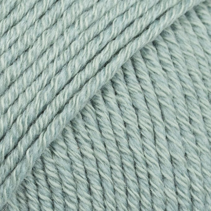DROPS Cotton Merino Uni Colour - 29 zeegroen - Wol/Katoen Garen