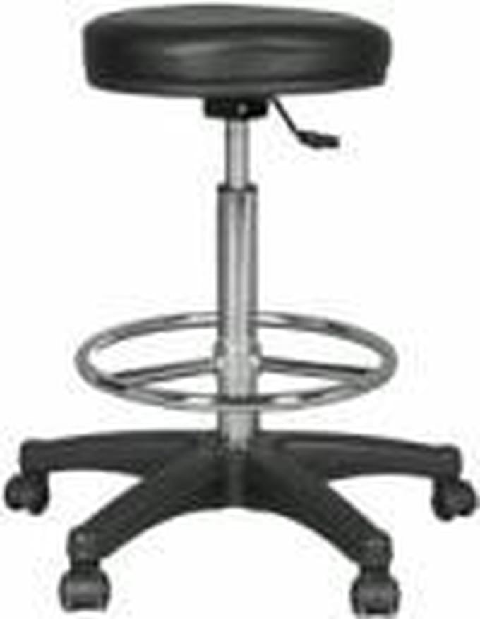 Walimex - stool - artificial leather - black