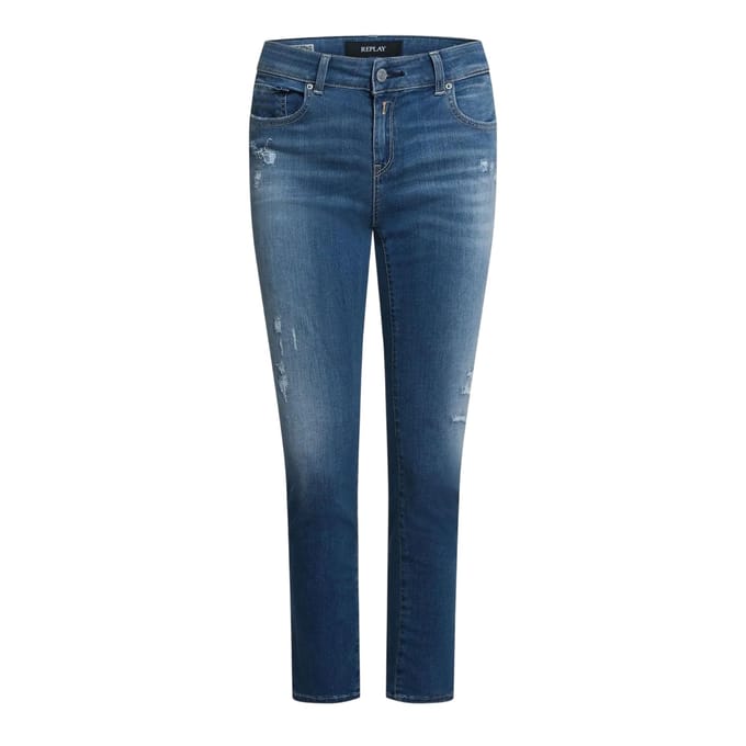 Replay Dames/Dames Slim Jeans (Blauw)
