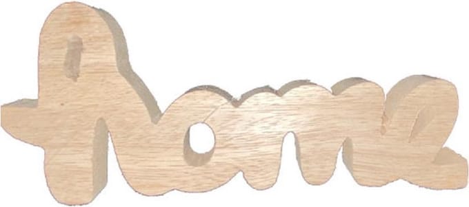 HOME hout 18x7 cm