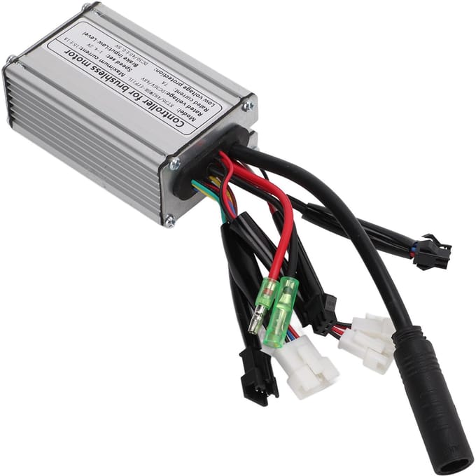 36V 48V 15A 6 Mosfets Controller Aluminiumlegering Motorcontroller voor Elektrische Fiets Accessoires gray
