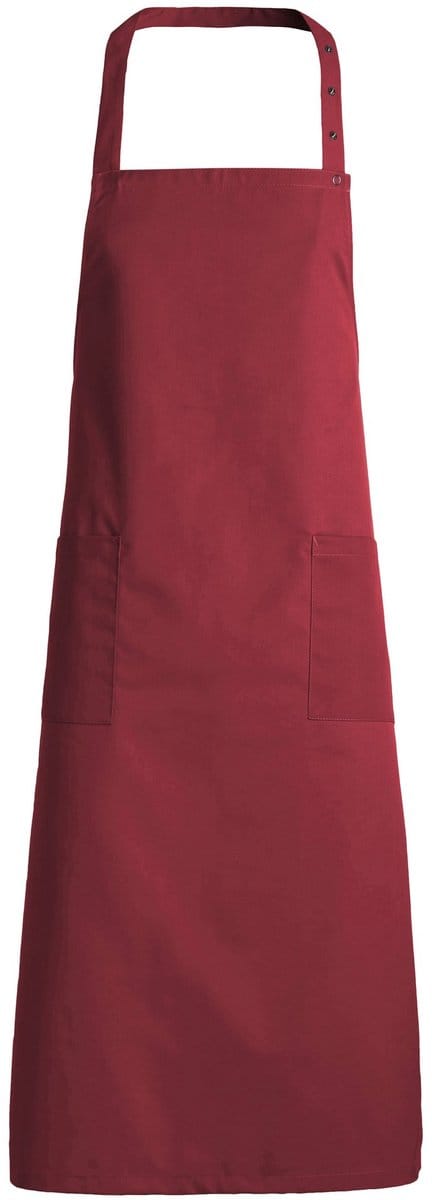 Kentaur Bib apron w. pockets 30340-102 - Bordeaux - 2
