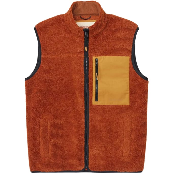 Pocket Teddy vest 7833 orange