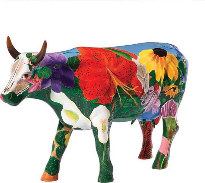 Cow Parade Georgia O'Kowffe (large)
