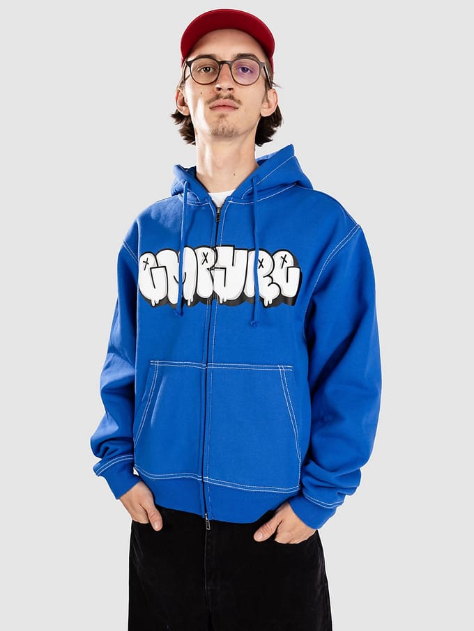 Empyre Slime Zip Hoodie blauw