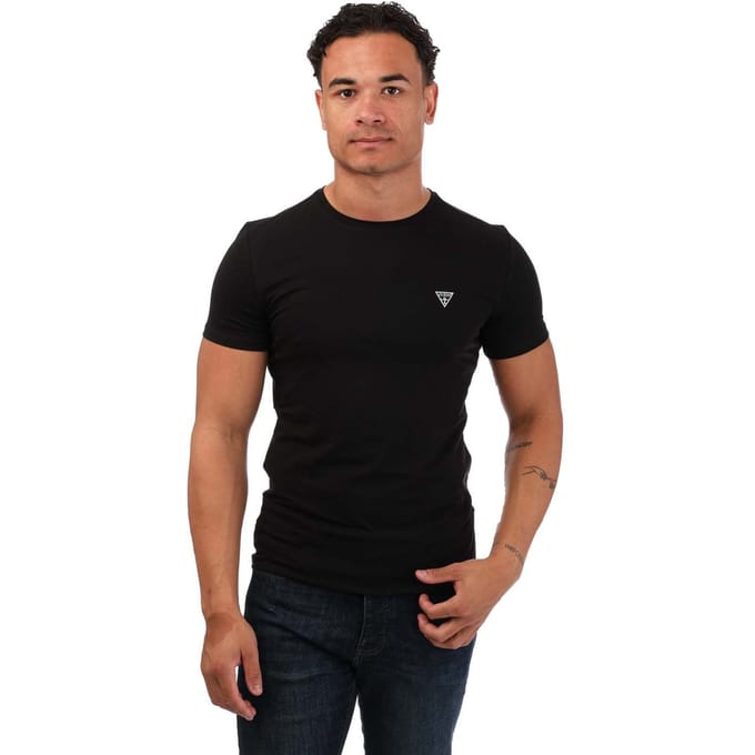 Heren Guess 2-Pack T-shirts in Zwart