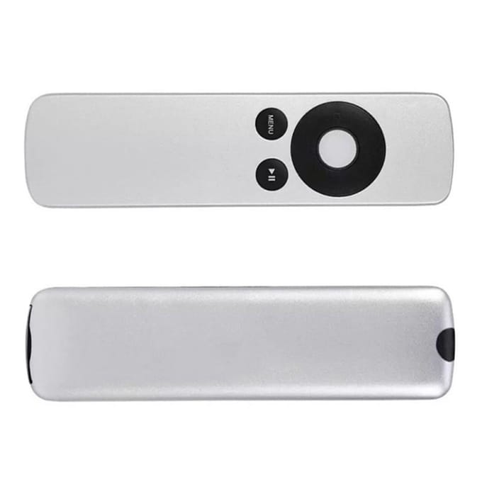 TV Afstandsbediening Vervanging Kleine Slimme Televisie Afstandsbediening met Menu Navigatietoets voor IOS TV1 gray