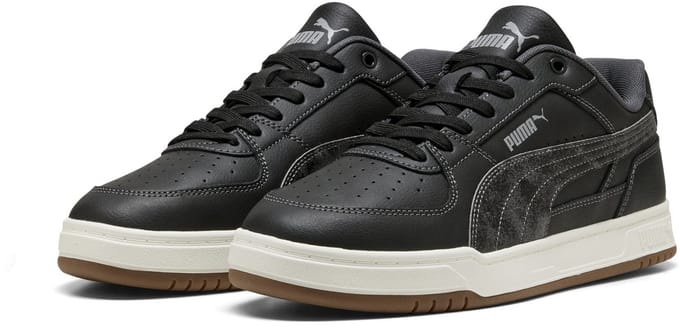 Puma Puma Caven III Crafted Leather Sneakers zwart Leer