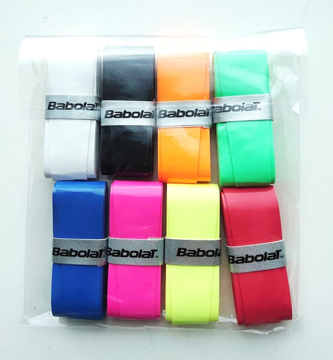Babolat 'My Overgrip' badminton tennis - assorti van kleuren