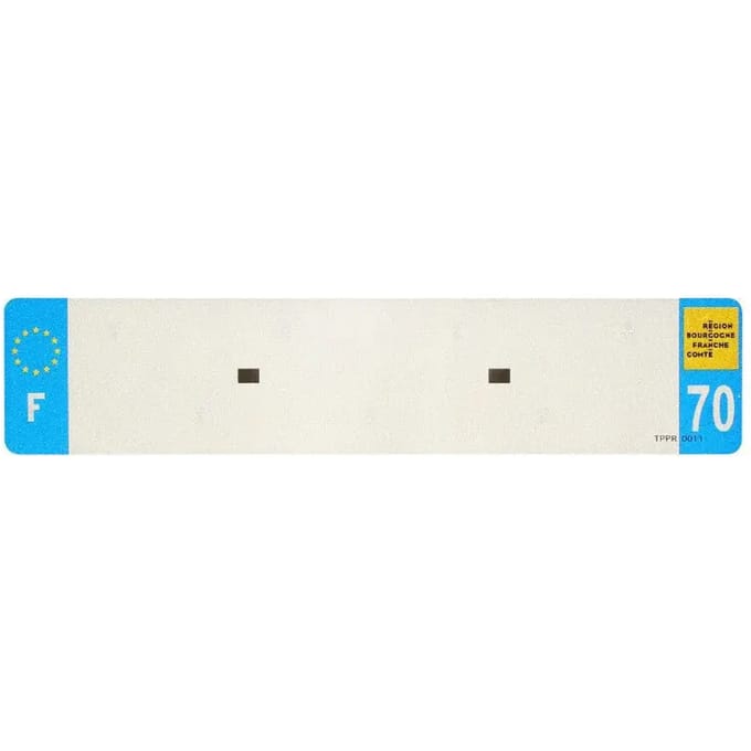 Nummerplaatstrip voor pvc Top Plaq 70