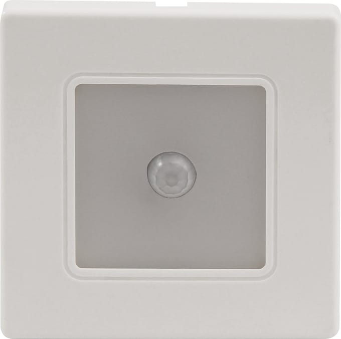 Trapverlichting ''LWE-86WB'' 2W - Wandlamp 150lm - Verlichting trap Led warm wit - wit frame