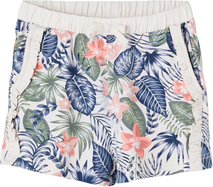 Name it short meisjes - ecru - NMFflora - maat 92