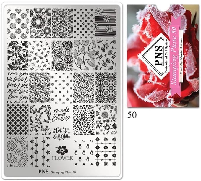 PNS Stamping Plate 50 by Marcha Veneman