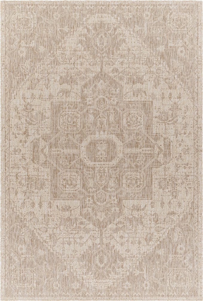 SURYA Linda vloerkleed jute-look beige - binnen en buiten