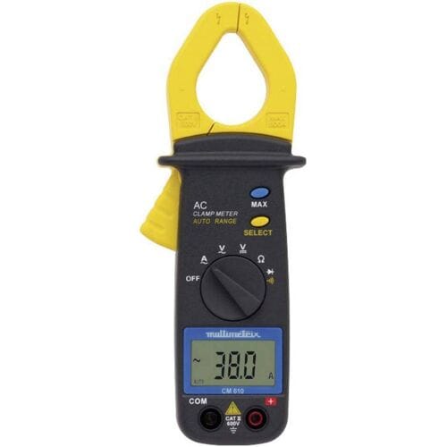 Multimetrix CM 610 Stroomtang Digitaal CAT III 300 V Weergave (counts): 2000