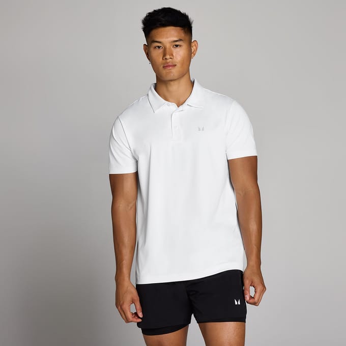 MP Men's Training Polo Shirt - Wit - S