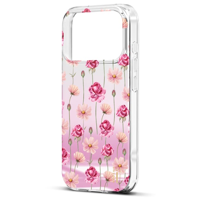 iDeal of Sweden Mirror Case geschikt voor Apple iPhone 17 Pro Max - Rose Blush Floral