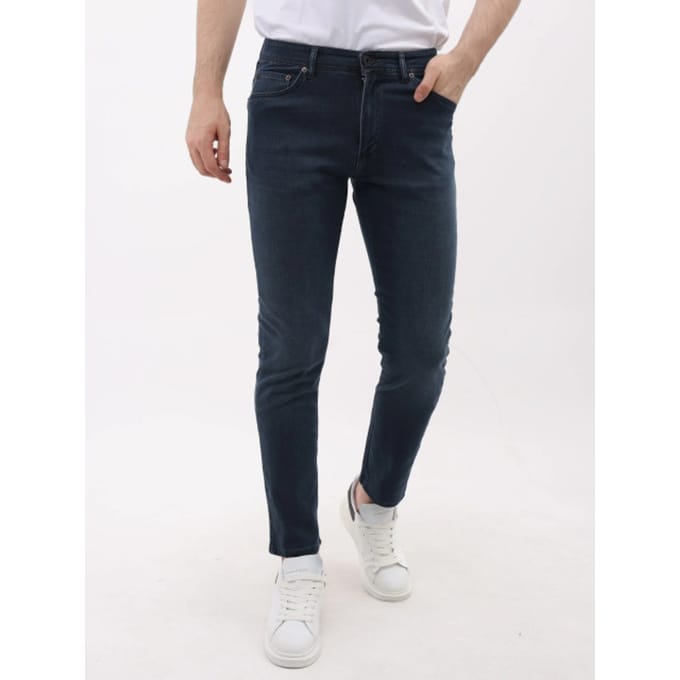 Jeans voor Heren - Regular Fit - Stretch Spijkerbroek Mannen - MM-R-07 - Donker Blauw