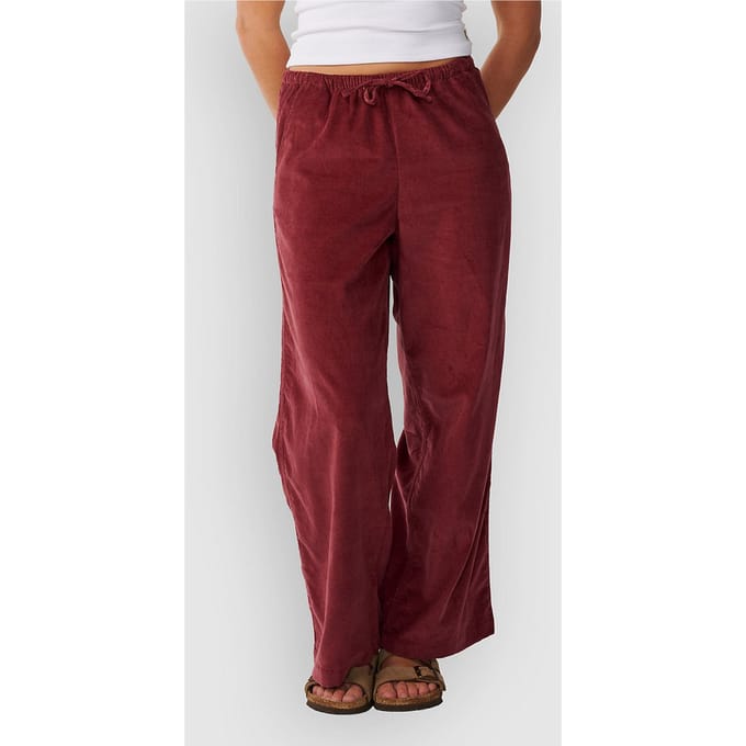 Rip Curl Keepsakes Washed Cord Pant - Dark Plum