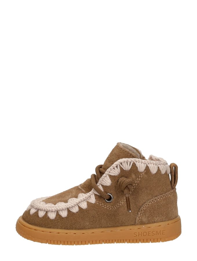 Shoesme Veterboots - Meisjes - Cognac - Maat:21