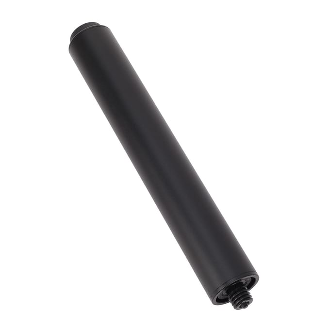 8 Inch Poolkeu Verlengstuk Aluminium Biljart Poolkeu Stok Verlengstuk met Rubberen Bumper Snooker black