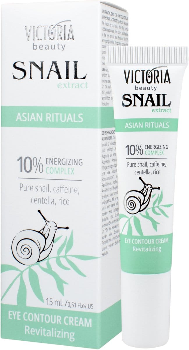 Exclusieve verjongende ogen creme met slakken slijm - cafeïne - peptiden en centella 15ml