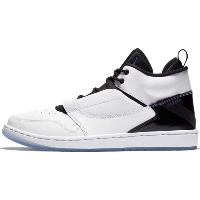 Jordan Fadeaway Wit Concord 44 white