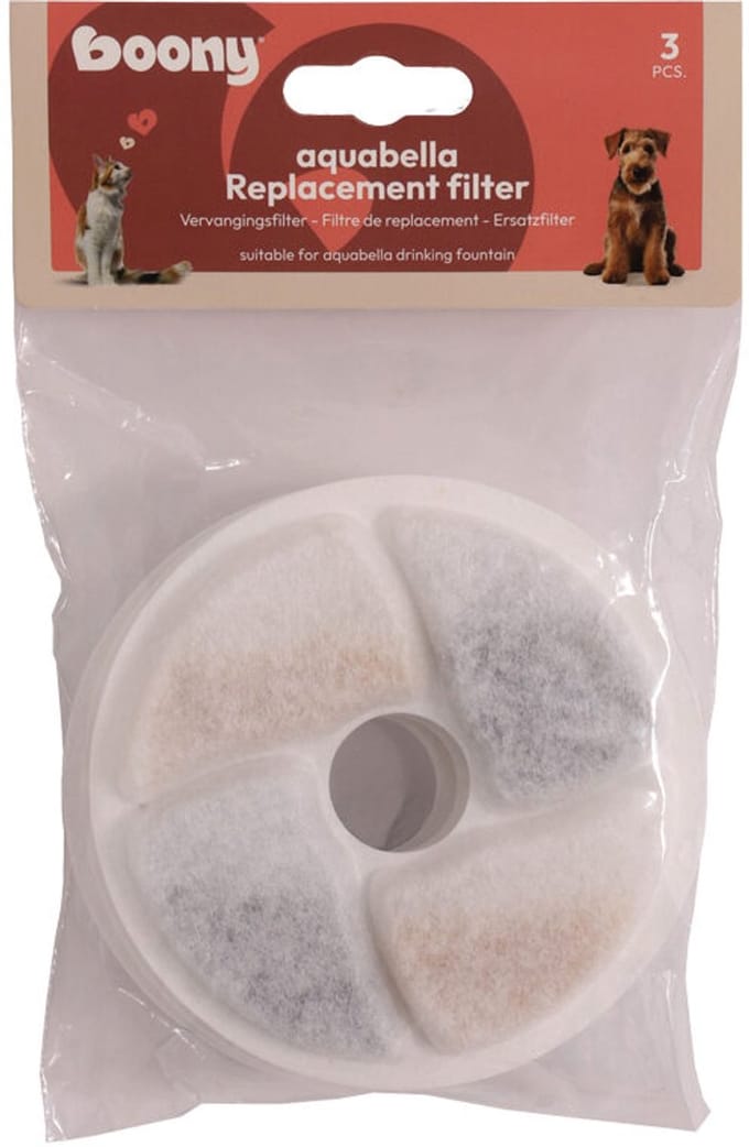 Boony Aquabella Drinkfontein Koolfilter - 3 stuks