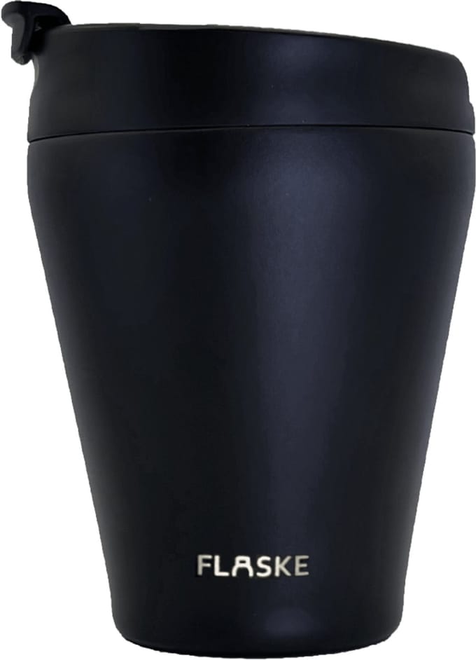 FLASKE Koffiebeker Coffee Cup 200ML - Night - RVS Koffiebeker to Go van 200ML