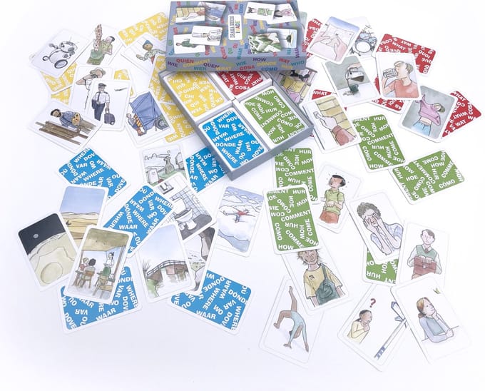 Drama Nerds WIEWATWAARHOE Image - educatief spel nt2 / taalles / theater