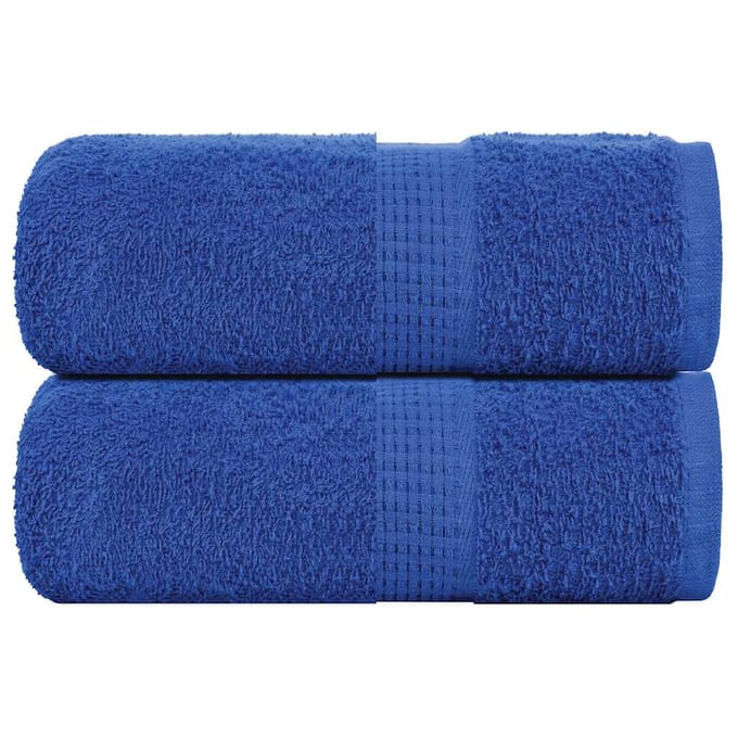 vidaXL - Washandjes - FROGN - 2 - st - 30x30 - cm - 360 - g/m² - blauw