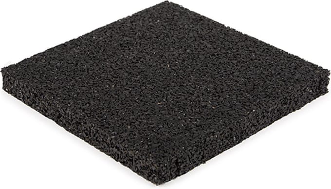 Rubbermagazijn -Rubber tegeldragers - 70 tegels - 15x15cm - Dikte 1,5 cm - Terrasdrager