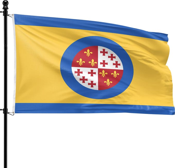 VlagDirect - Harlingen vlag - Gemeente Harlingen vlag - 90 x 150 cm.