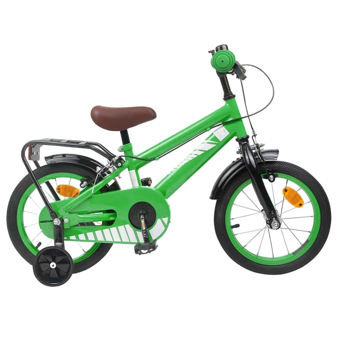 vidaXL - Kinderfiets - 12 - Inch - voor - 2-4 - jaar - oud - Groen