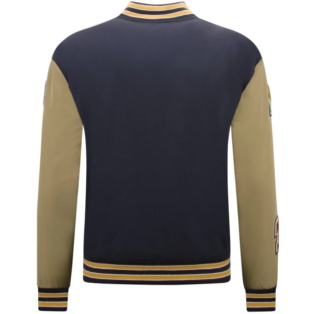 Baseball Jacket - Bomberjack Heren - Oversized College Jacket - 8633 - Navy
