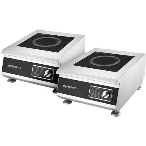 GGM Gastro (2 Stück) Induktionsherd - 5 kW Zilver
