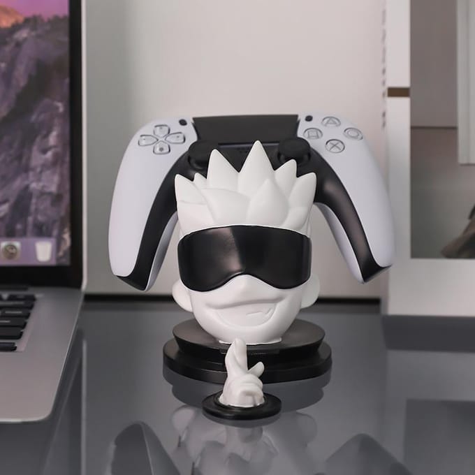 Mooie Anime Jujutsu Kaisen Gojo Satoru Perifere Gamecontroller Creatieve Stand Controller Opslag Game Stand black