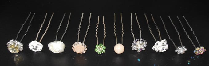 Haarpinnen diverse varianten set van 10 stuks. #2