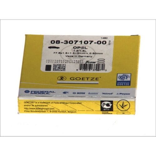 Goetze Engine Zuigerveren set GOETZE 08-307107-00