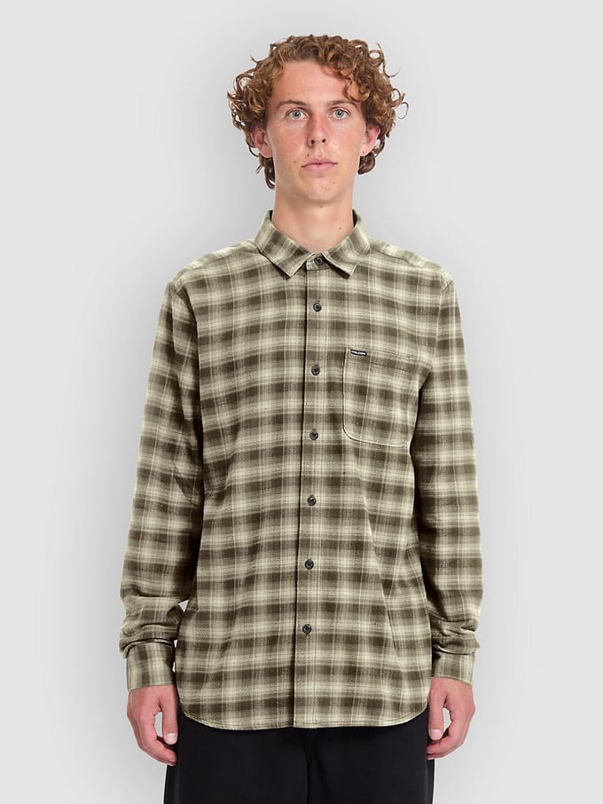 Volcom Caden Solid Shirt bruin