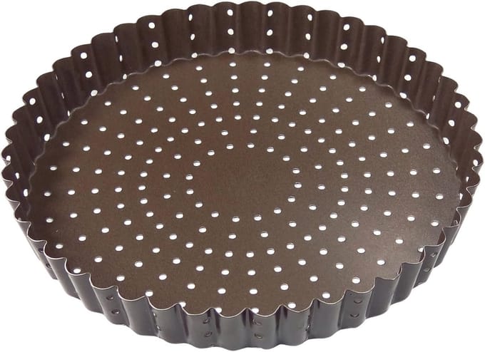 Geperforeerde braadpan 20 cm voor gelijkmatig garen