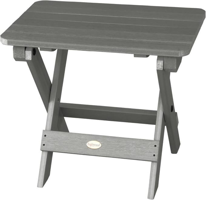 Opvouwbare Adirondack Zijtafel in Coastal Teak