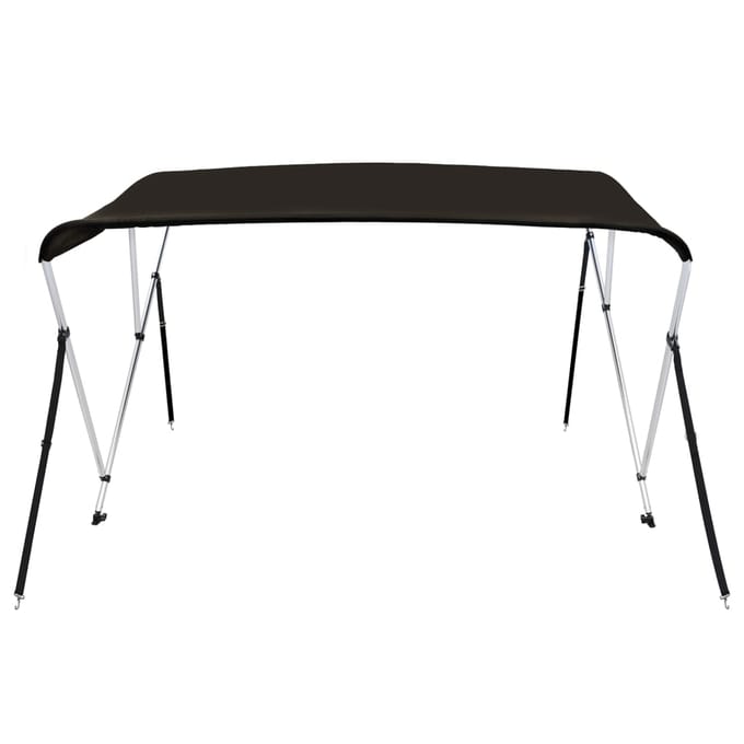 vidaXL - Biminitop - 3 - bogen - 183x140x137 - cm - zwart