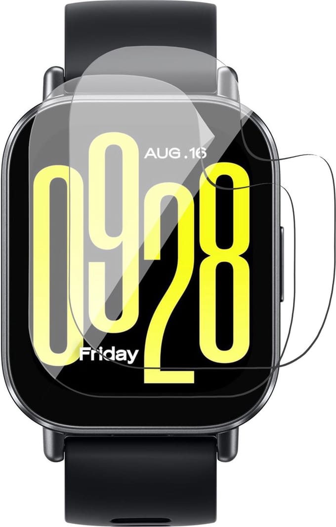 Screenprotector geschikt voor Xiaomi Watch 5 Active - 2x FlexGuard Screen Protector