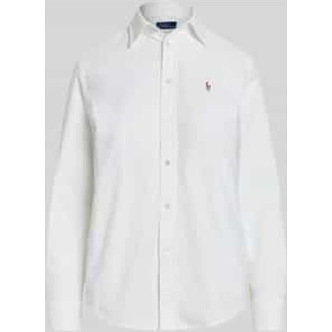 regular fit overhemdblouse van puur katoen