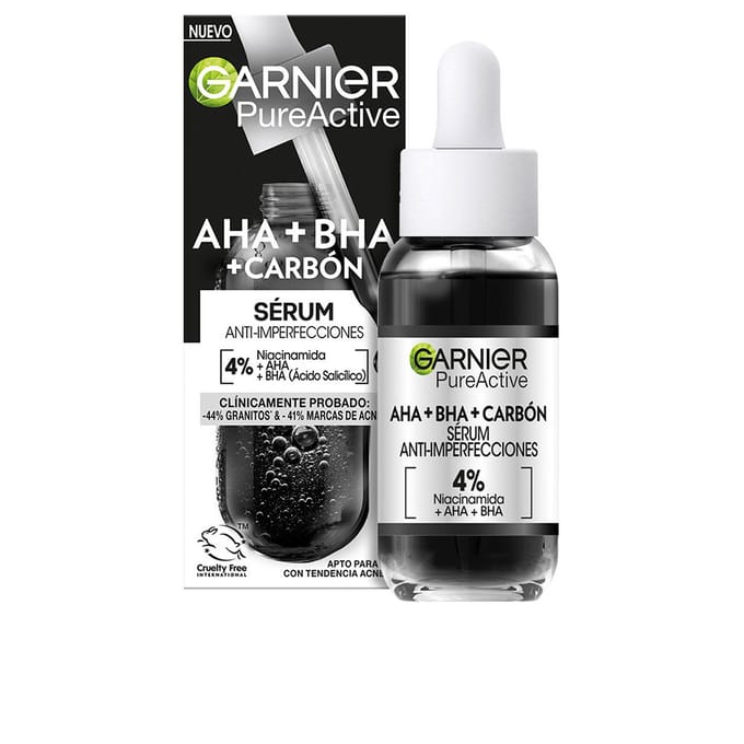 Pure Active Aha + Bha + Houtskool Serum tegen imperfectiones 30 ml