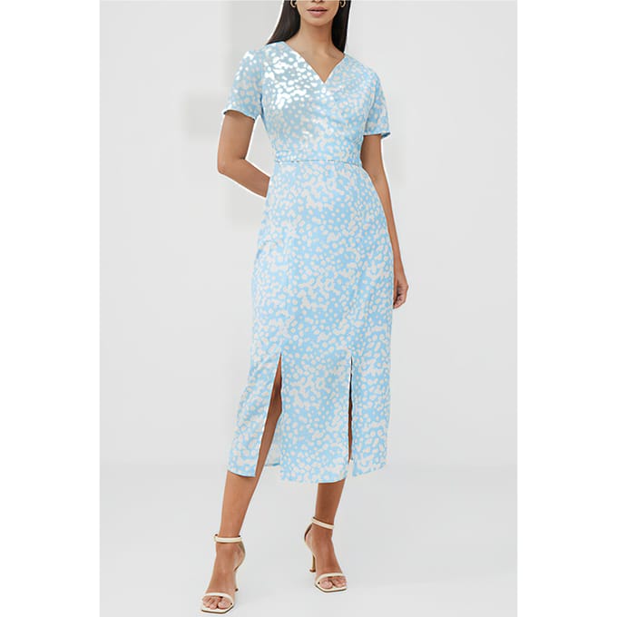 French Connection Wrap L Blue Taglia: 6 | Abiti Mini Outlet | Donna | Blu
